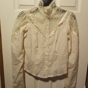 Gunne Sax Lace Top